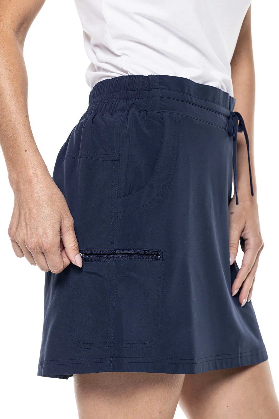 Women's Mendocino Travel Skort  |  Navy