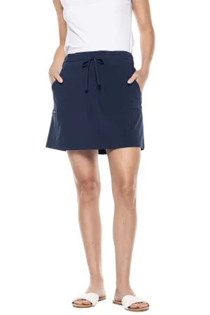 Women's Mendocino Travel Skort  |  Navy