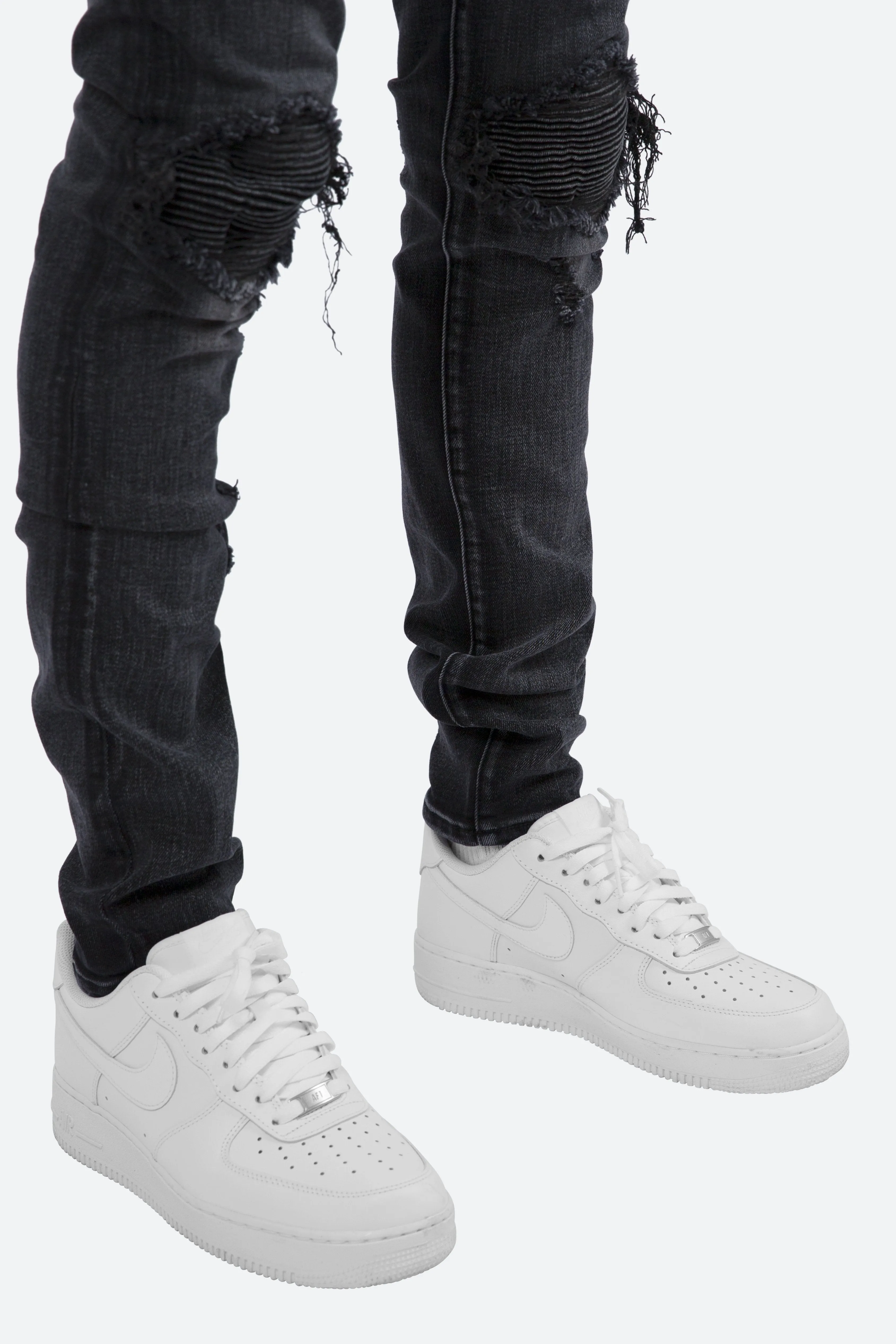 X162 Stretch Denim - Black