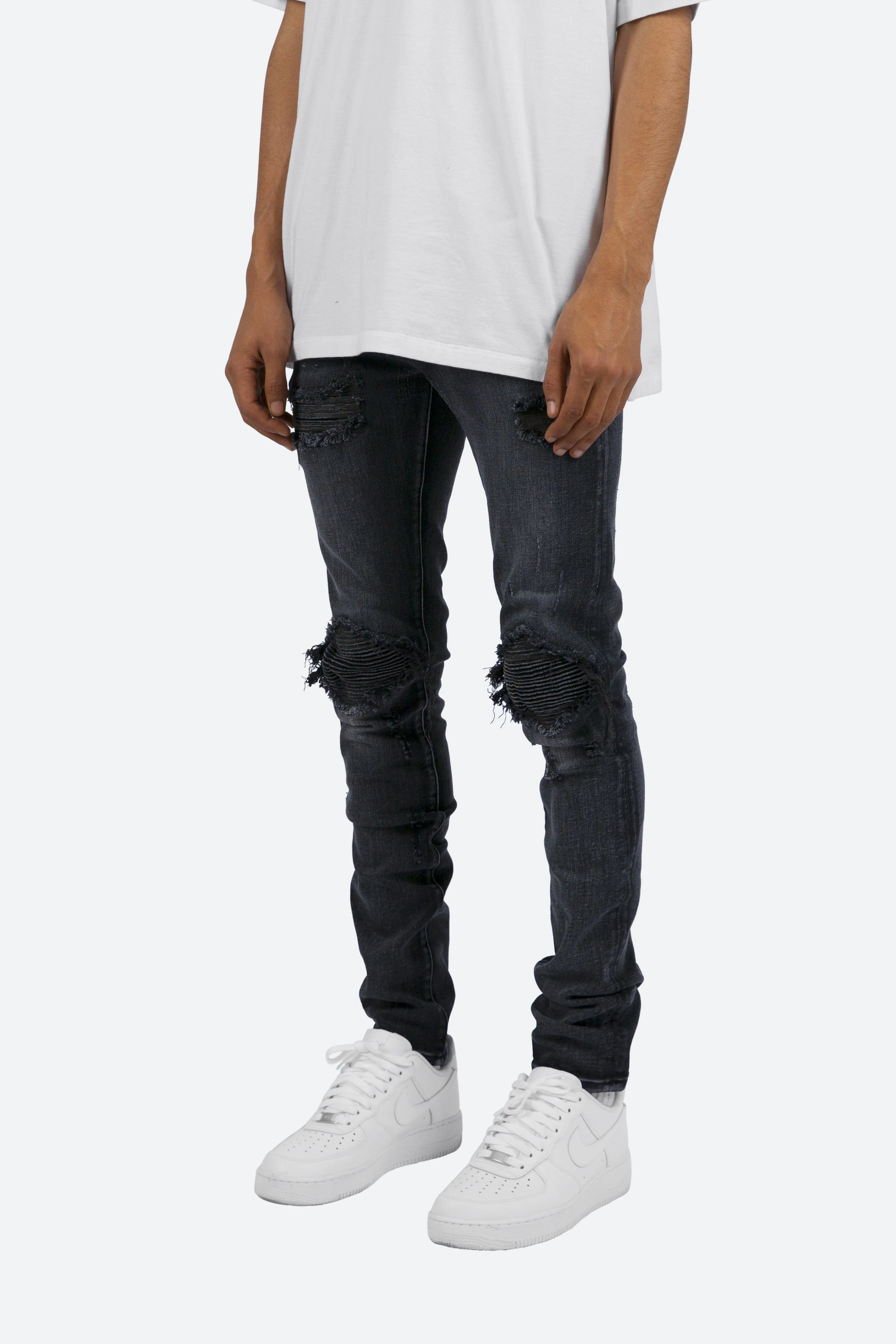 X162 Stretch Denim - Black