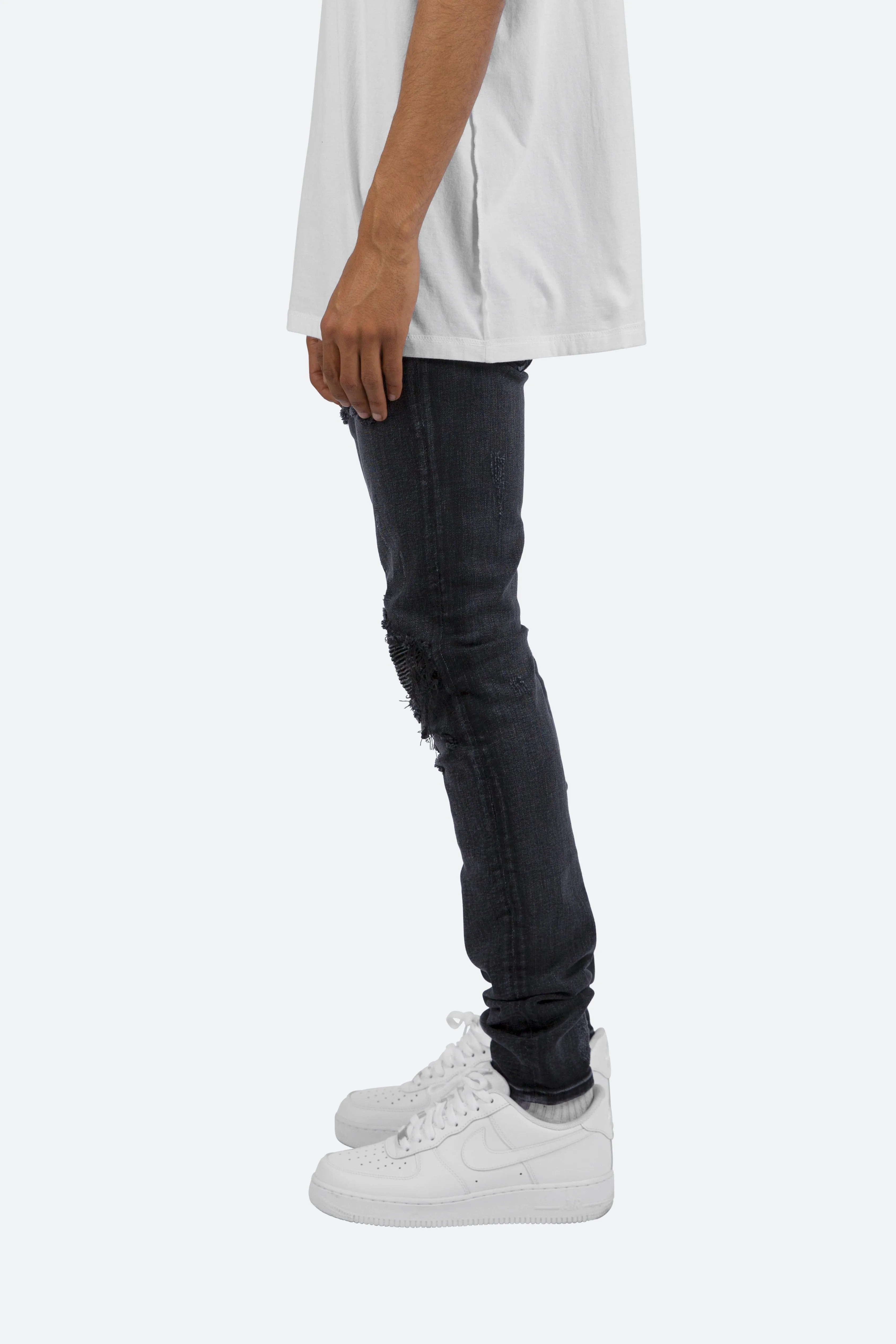 X162 Stretch Denim - Black